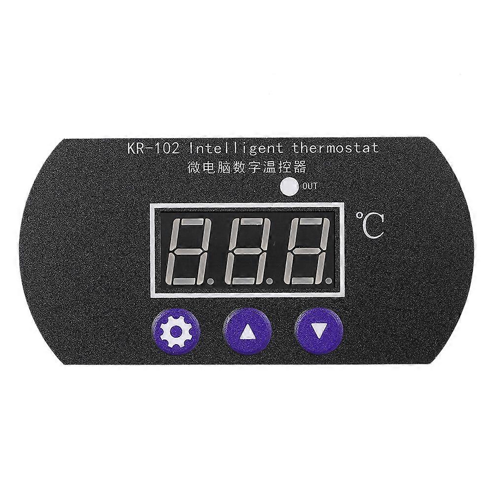 KR-102 DC 12V 10A Micro Control Panel Ajustable Digital Thermostat for Incubator Controller Electronic Heat Cool Temperature Regulator Meter With Sens
