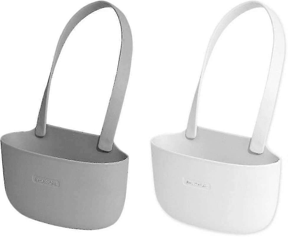 2pcs Kitchen Sink Sponge Rack