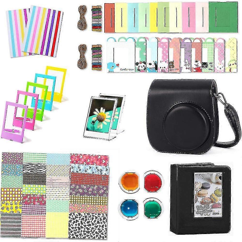 12-in-1 Instant Camera Accessories Kit For Fujifilm Instax Mini 11, Includes Bag, Album And Other Items For Collecting / Displaying Photos