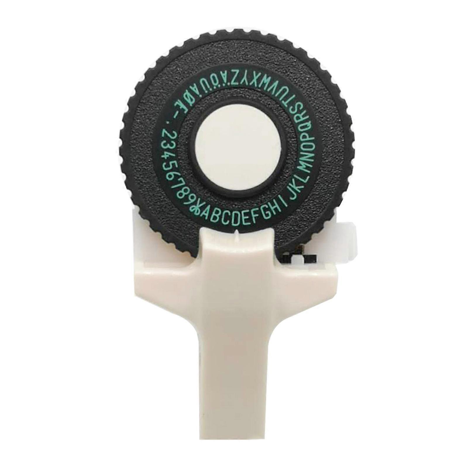 DIY Manual Label Maker Printer with Refill Tape and Wheel 9mm 3D Label Making