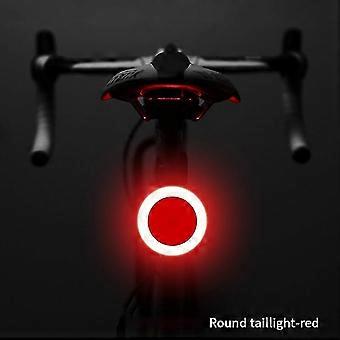 high quality Heart Shape Led Bike Light Usb Rechargeable Bicycle Rear Light Waterproof Mtb Taillight 5 Mode Cycling Night Safety Warning