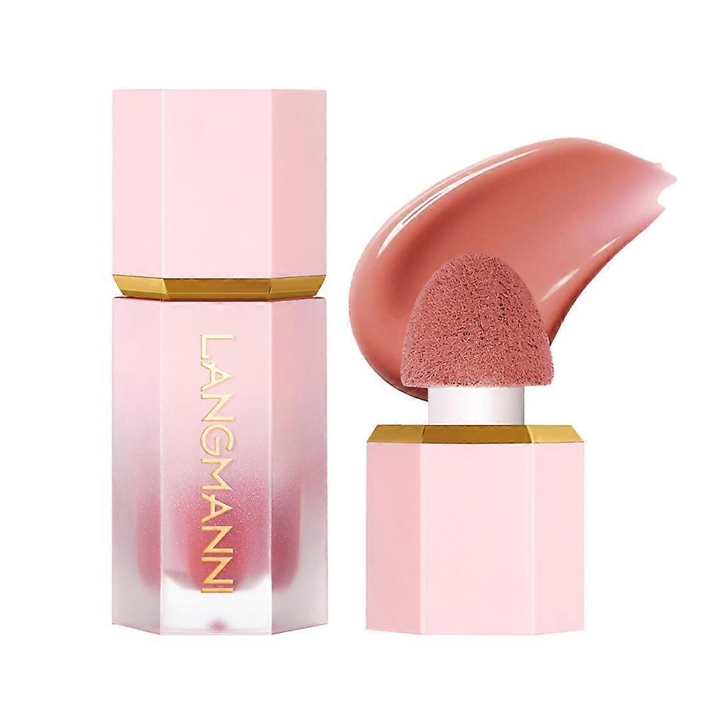 Soft Gel-Cream Blush,Liquid Blush for Cheeks,Weightless Liquid Blush Makeup