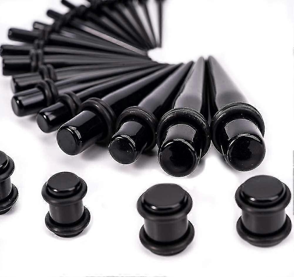 Ear Stretching Kit Ear Gauges Expander Set Acrylic Rejuvenators And Plugs Silicone Tunnels Piercing Jewelry Set
