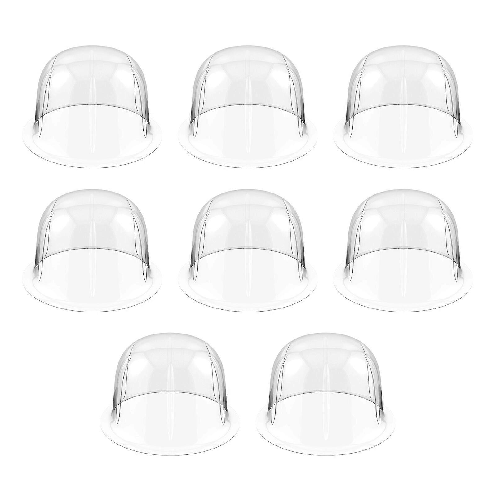 8pcs Plastic Hat Stands Hat Package Support Hat Display Holders Dome Hat Shape Protector Holder