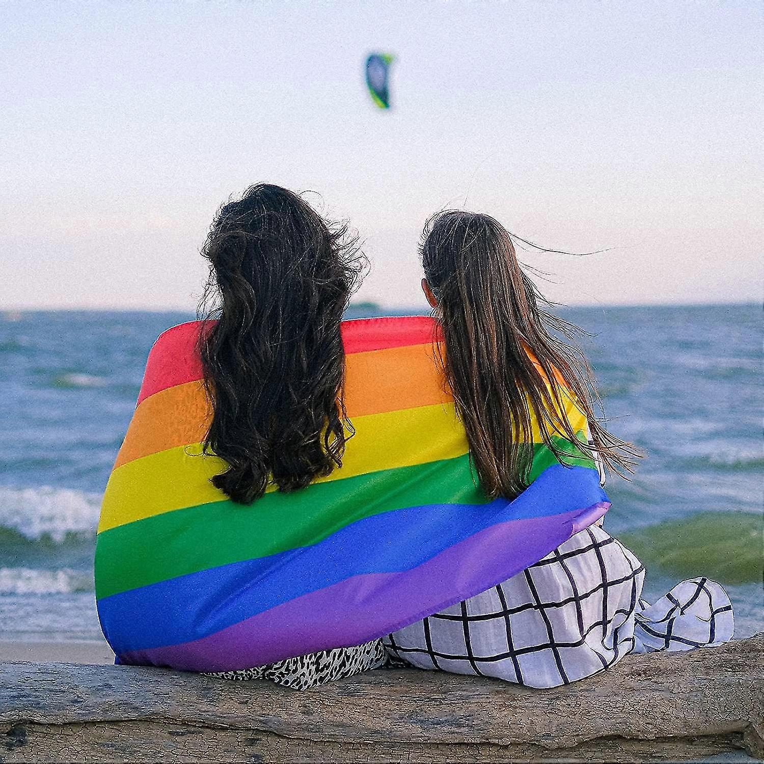 Canottiera Donna LGBT Gay Pride Con Bandiera Arcobaleno, Top Senza Maniche (Taglie S-XXL) - 3