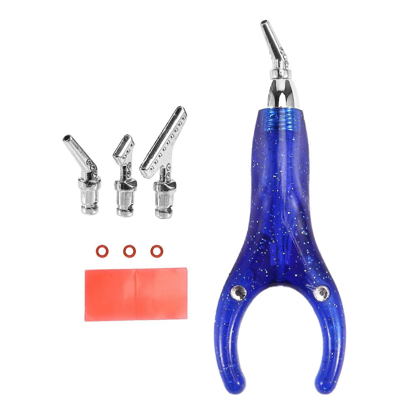 Ergonomic Diamond Art Painting Pen, Diamond Art Accessories with 3 Metal Tips, 5D Diamond Drill Pen Kit for Adults Blue