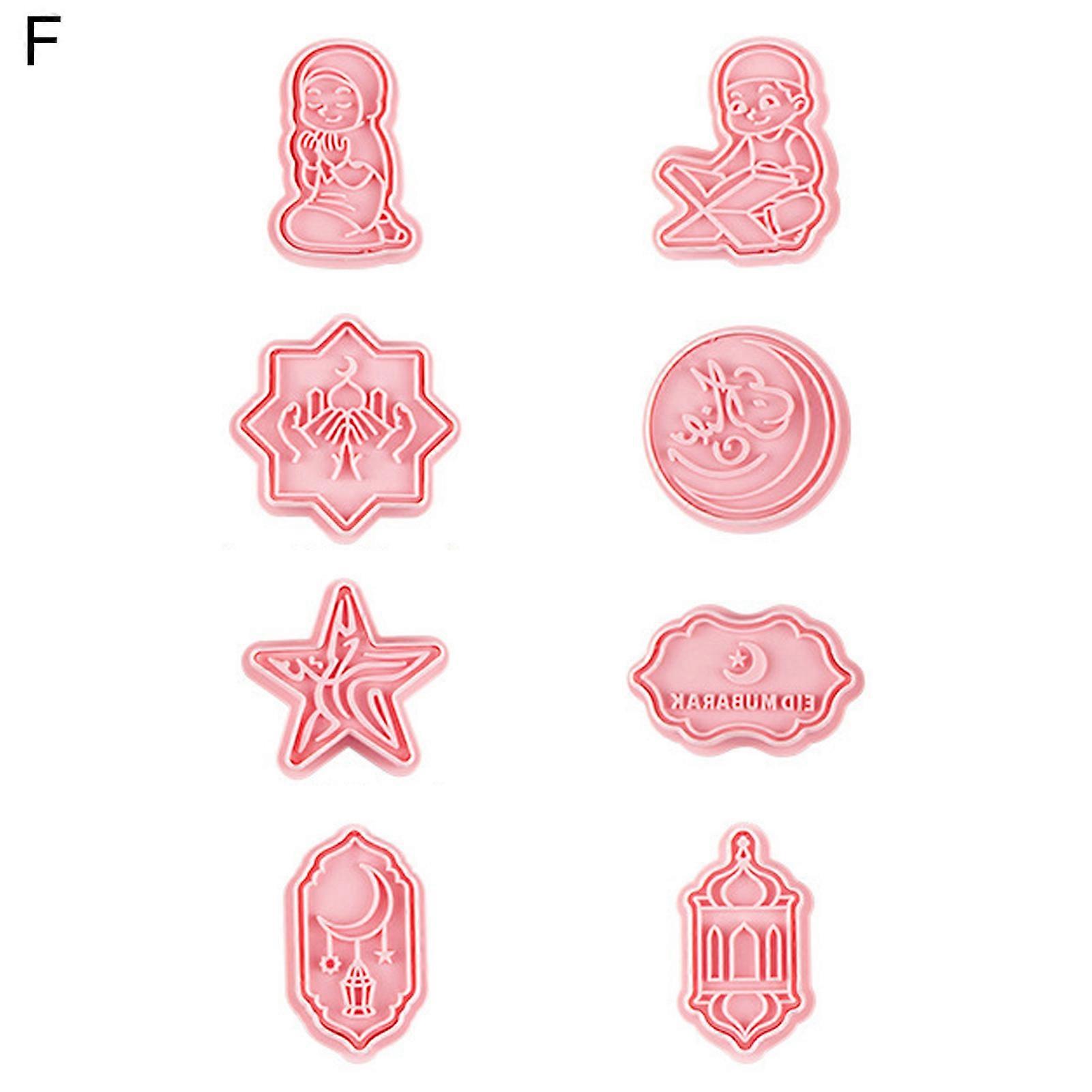 1 Set Cookie Cutter Middle East Style Clear Texture PP Reusable Cookie Mould Stencils Kitchen Supplies