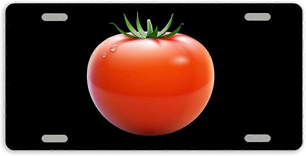 Tampa da placa de licença do Tag do carro do metal do tomate auto com 4 furos 12 x 6 polegadas