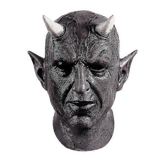 コスプレマスクホラー悪魔の角マスク悪魔殺し屋ラテックスヘルメット仮面舞踏会レイブハロウィーンパーティーコスチューム小道具高品質