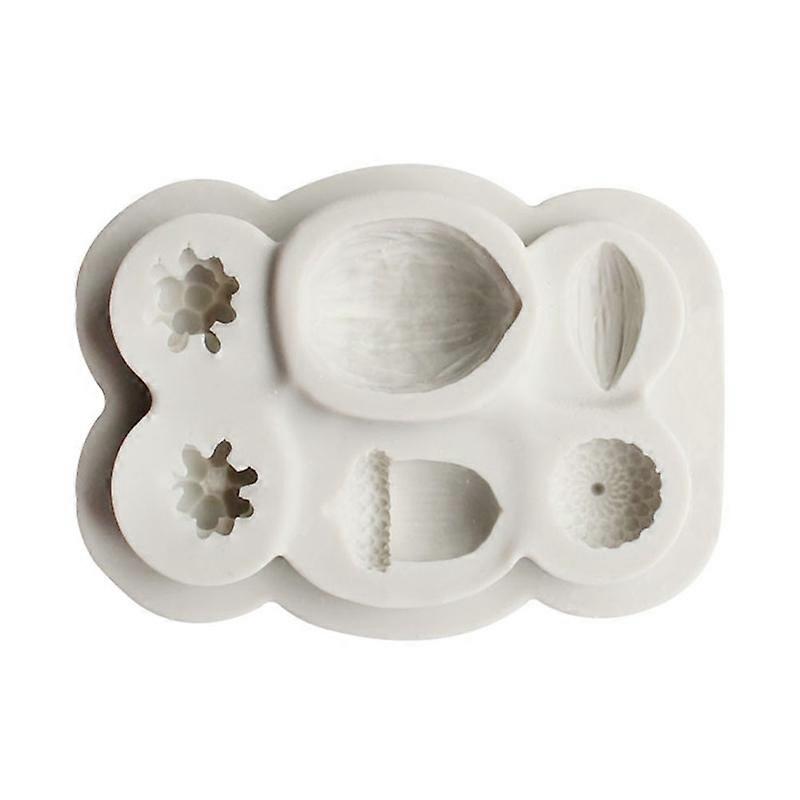 Nuts Shape DIY Fondant Cake Chocolate Decor Silicone Mold Baking Kitchen Tool JIKAIX