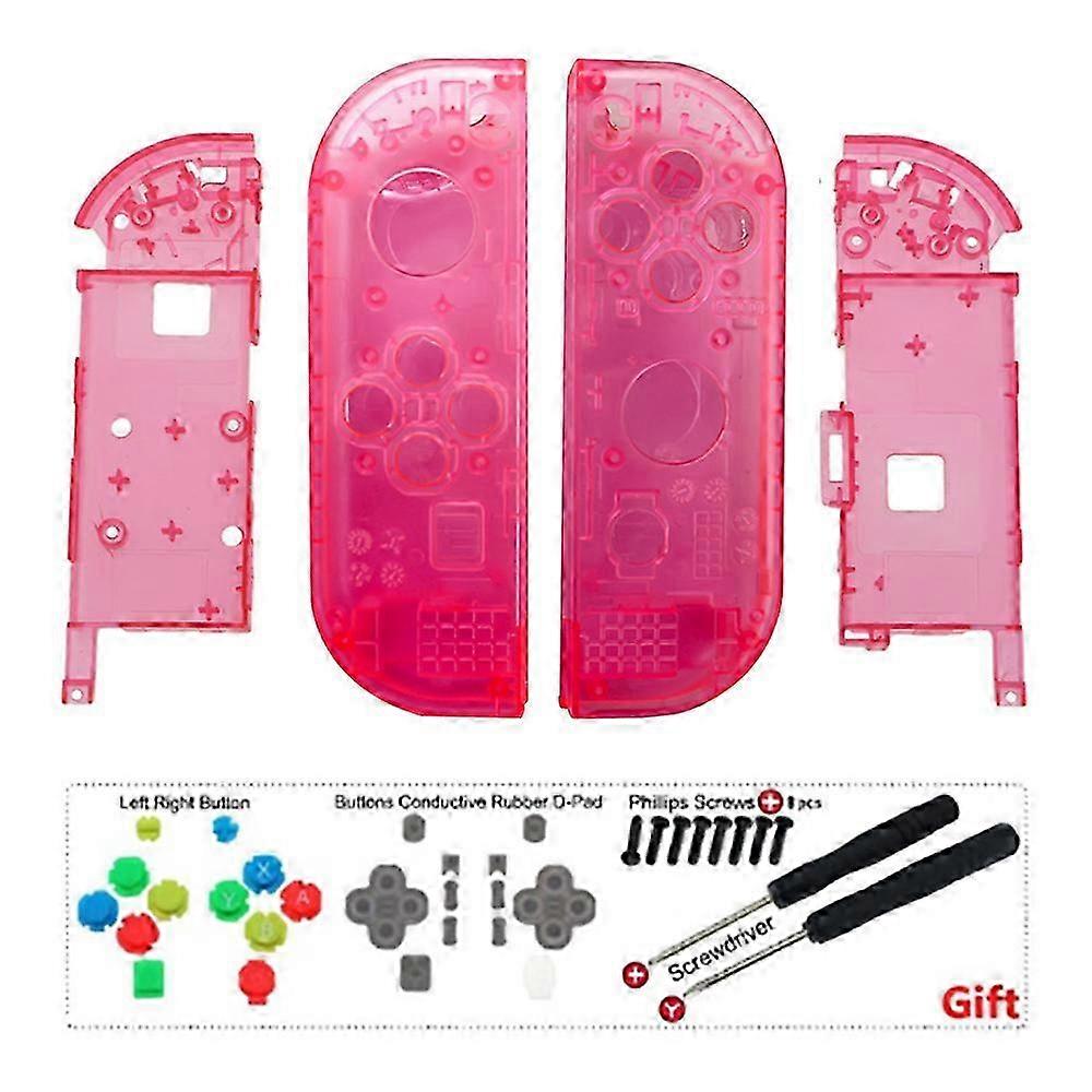 Soft Touch Grip Handheld Controller Housing with Full Set Buttons, Replacement Shell Case for Nintendo Switch Console Shell NOT Included