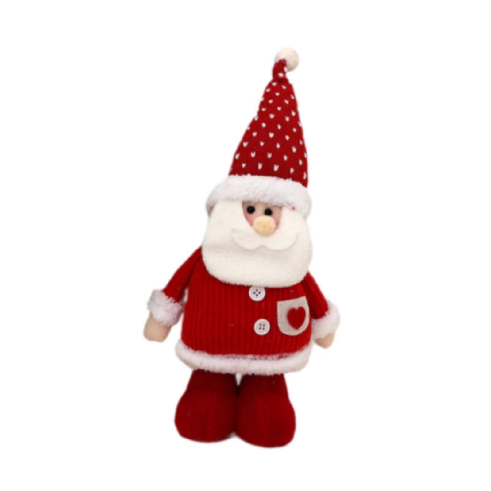 伸縮性のあるクリスマスぬいぐるみドール寝室パーティー暖炉サンタクロースのためのソフトクリスマスの装飾