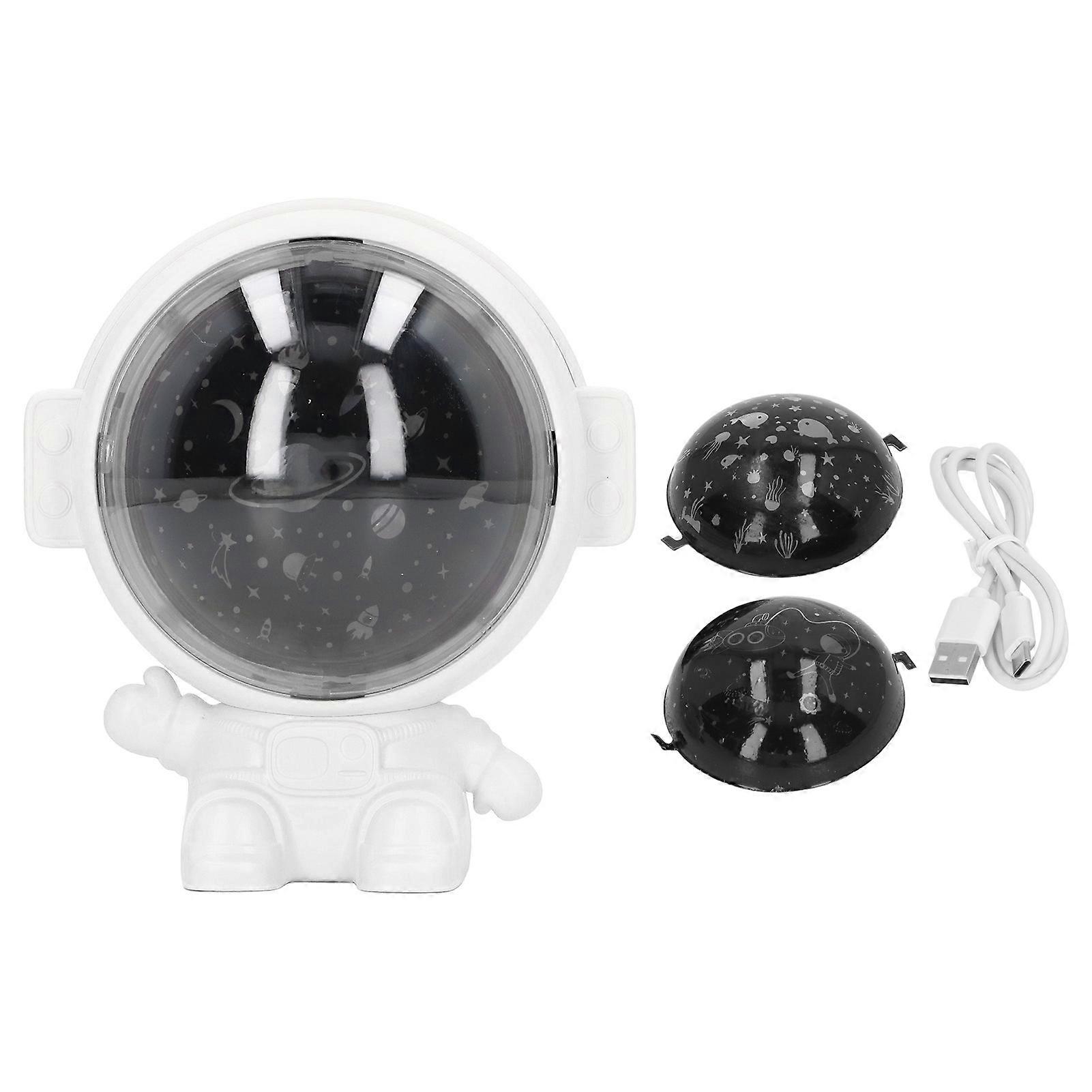 Astronaut Projector Star Light Rotatable USB Charging Astronaut Projector Star Light with Music Function ,5V 1A White