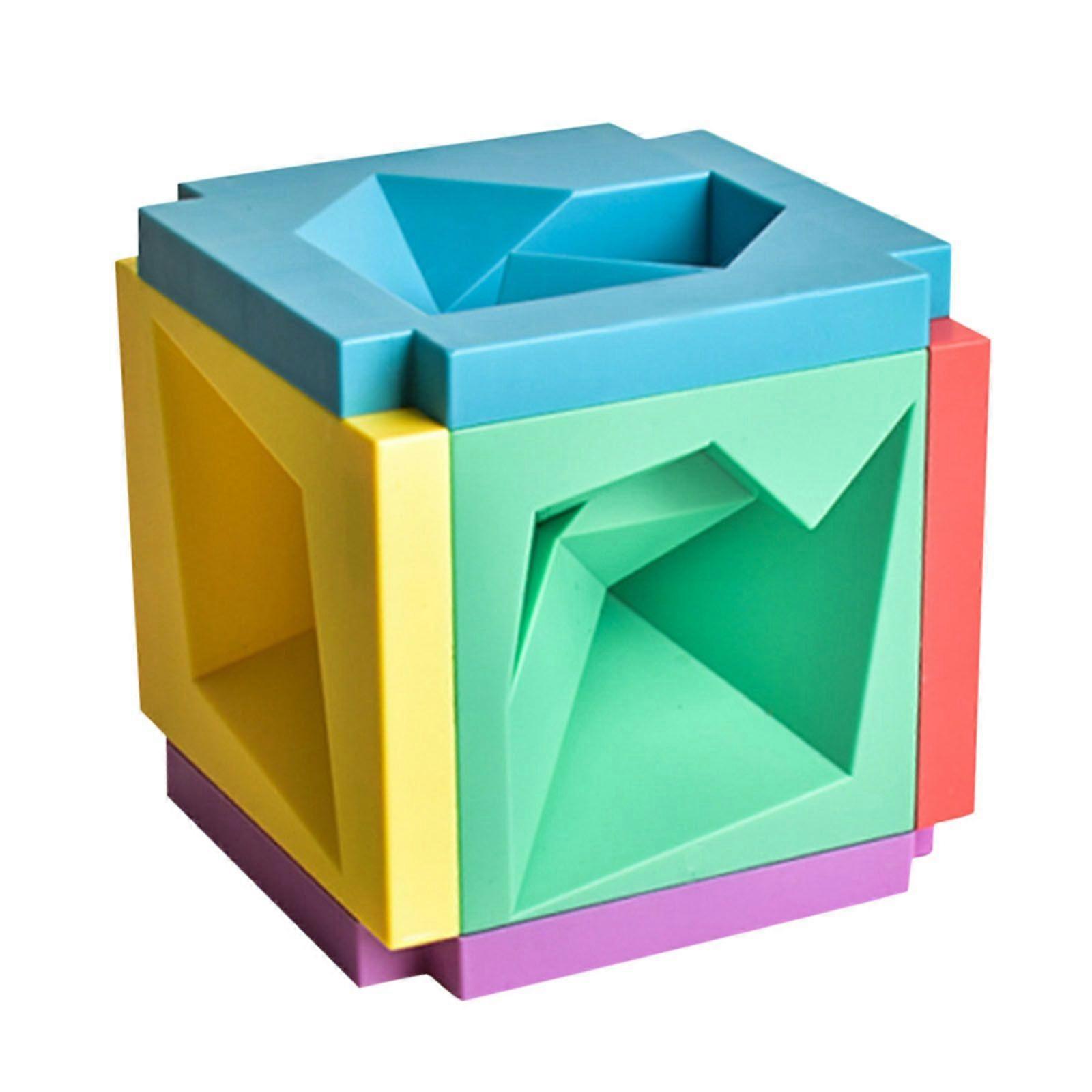 Three-dimensional Tangram Space Thinking Training Intelligence Puzzle Geometric ToyToy Playsets