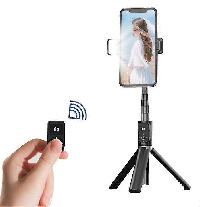 Bluetooth selfie stick live support tripod all-in-one mobile phone universal
