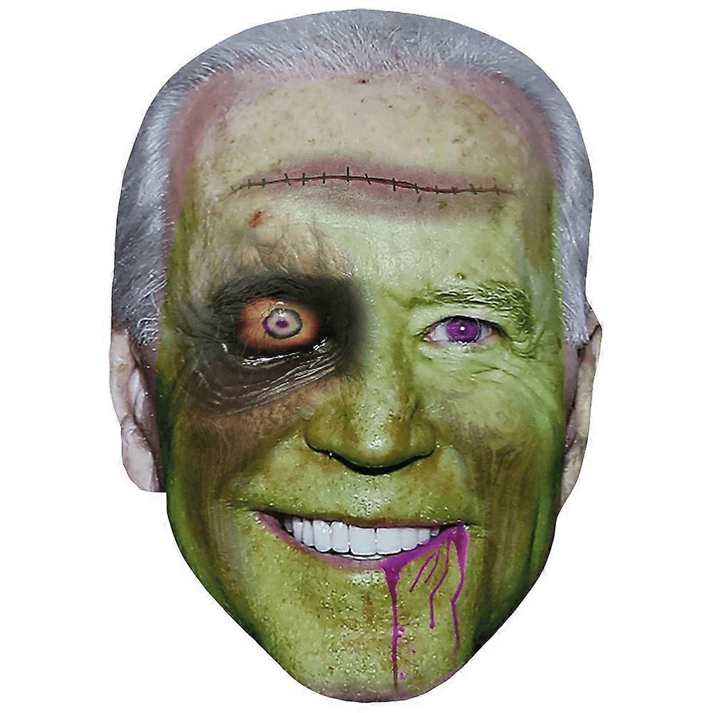 Joe Biden (Zombie 2) Celebrity Mask, Flat Card Face