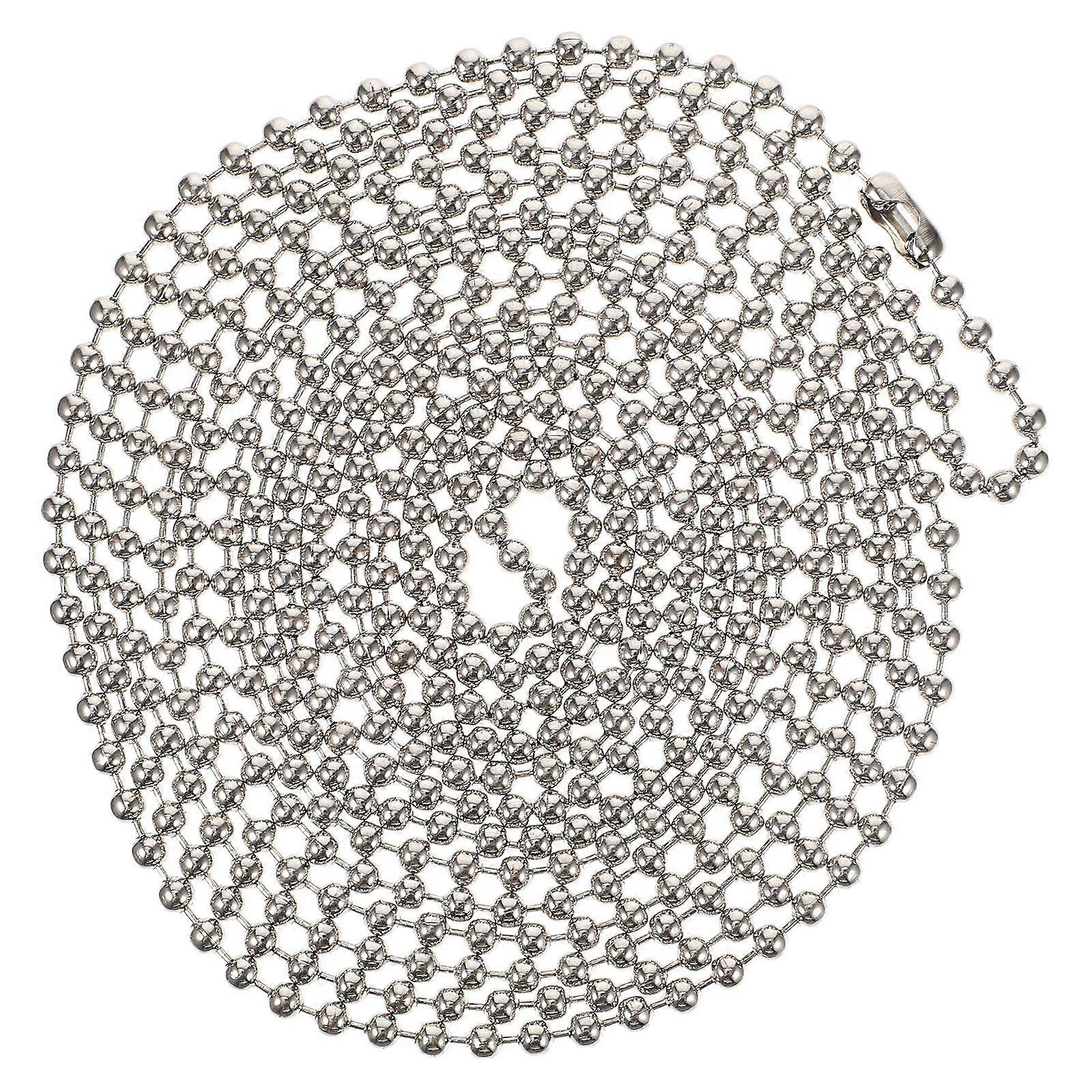 1 Set Blind Beaded Cord Curtain Bead Rope Roller Blind Chain with Metal Buckle
