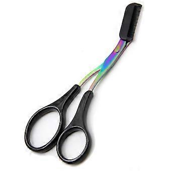 Precision Eyebrow Scissors With Comb Ergonomic