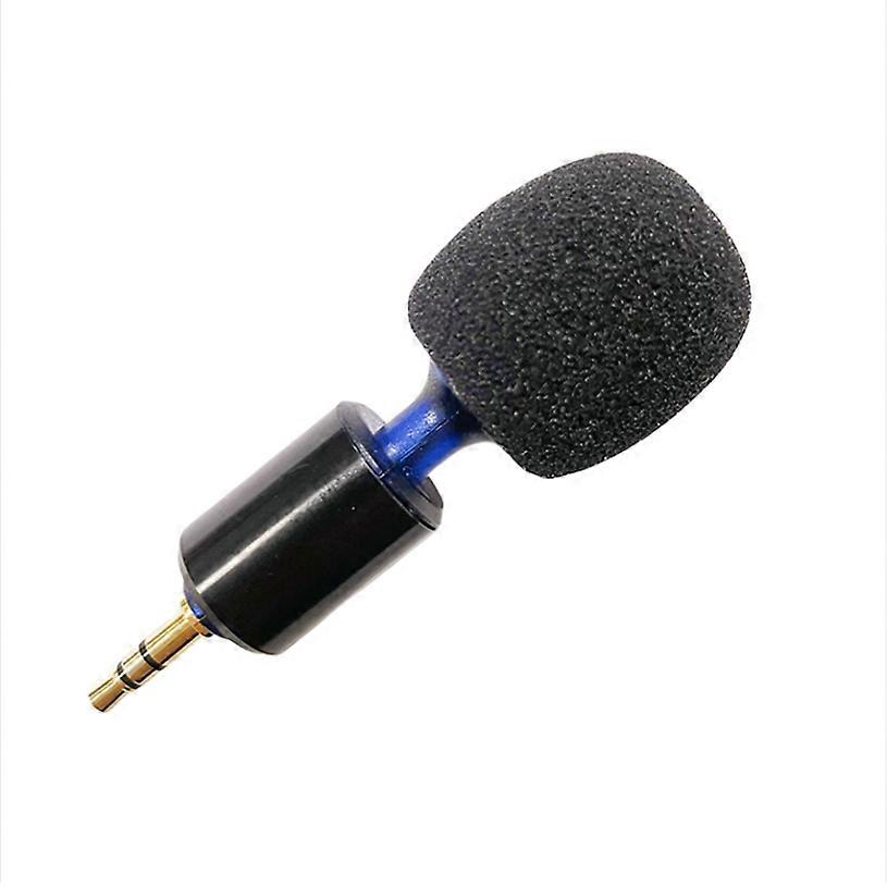 Camera Mini Universal Microphone Direct Card Computer Karaoke Video Recording Inline Bend Microphone(N2 Mini Microphone 3.5 Plug Black)