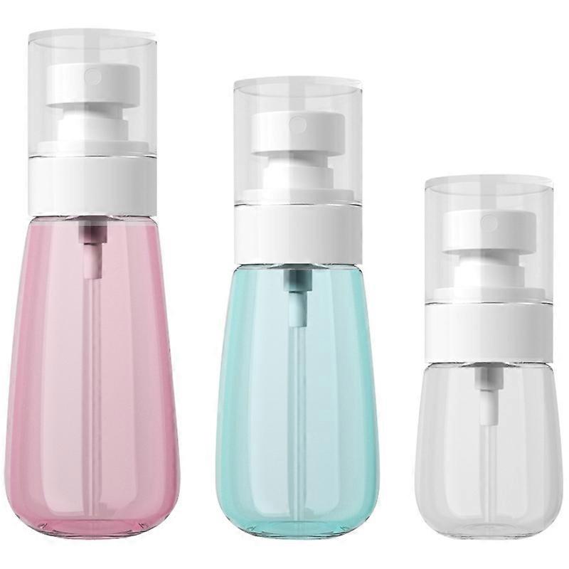 Travel-size spray bottles 3-Pack Reusable BPA-Free Plastic Bottles Leak-Proof Nozzles Refillable Travel Bottles