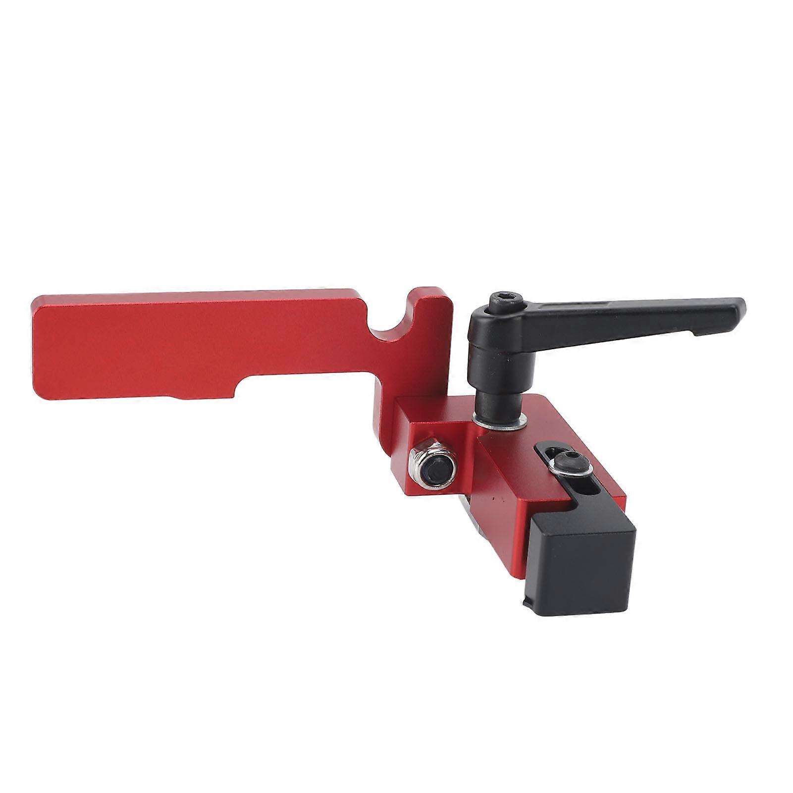 Type 75 Miter Track Stop Aluminum Alloy T-Slot T-Track Limiter Woodworking Hand Tool for Sliding Chute