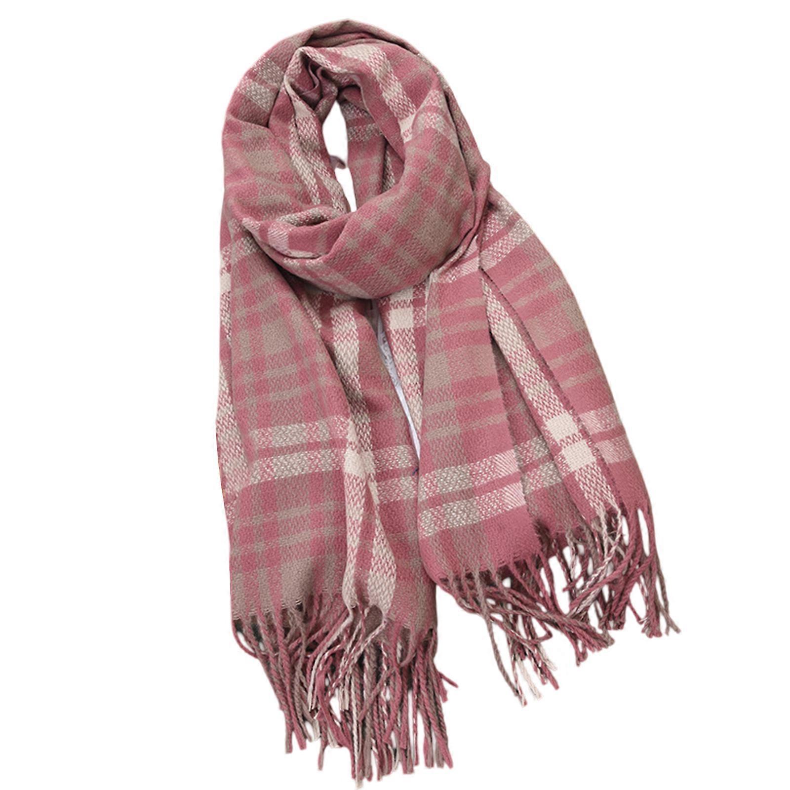 scarf, tartan, fringed, super soft, long, warm