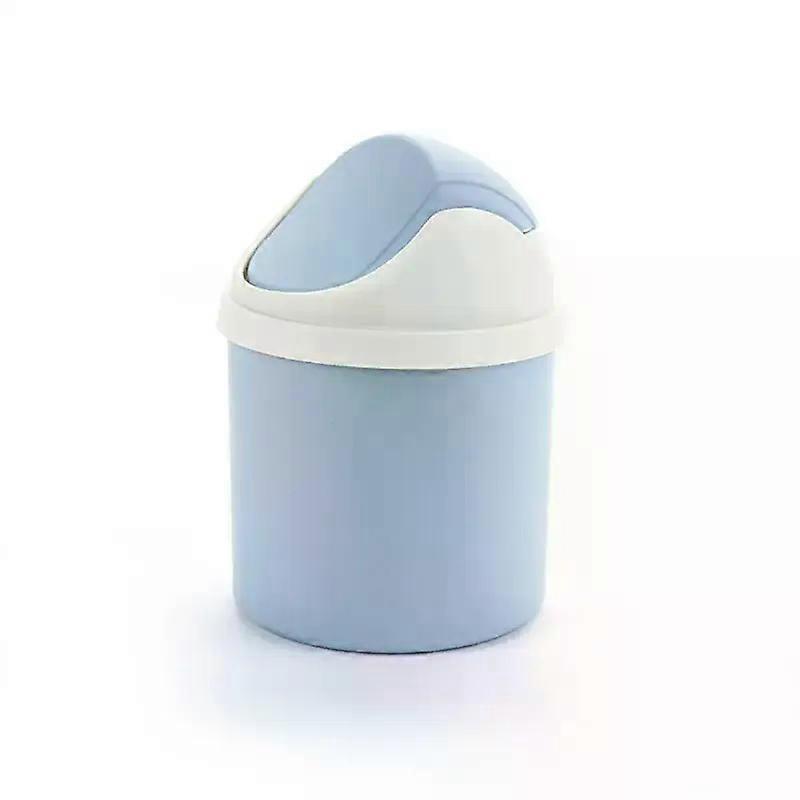 Mini Waste Bin Desktop Home Garbage Basket Table Trash Can Swing for Home Office Table Trash Can Small Waste Bin Office Supplies