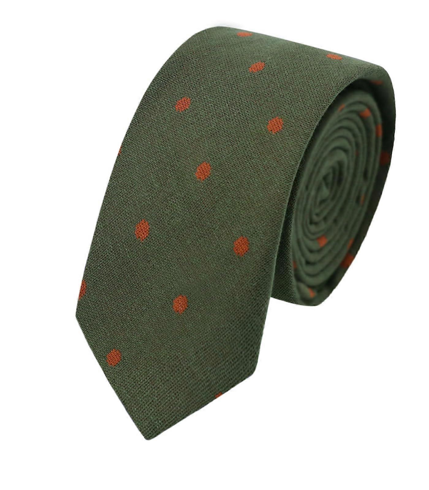 Cotton and Linen Thin Ties for Men - Lightweight Wedding Grooms Ties in Various Colors and Styles