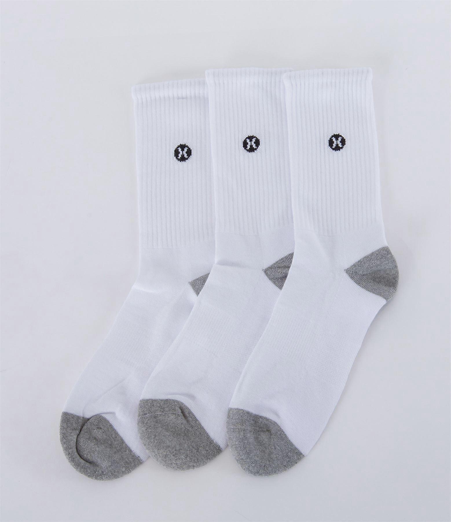 Hurley 3 Pack Icon Mens Crew Socks
