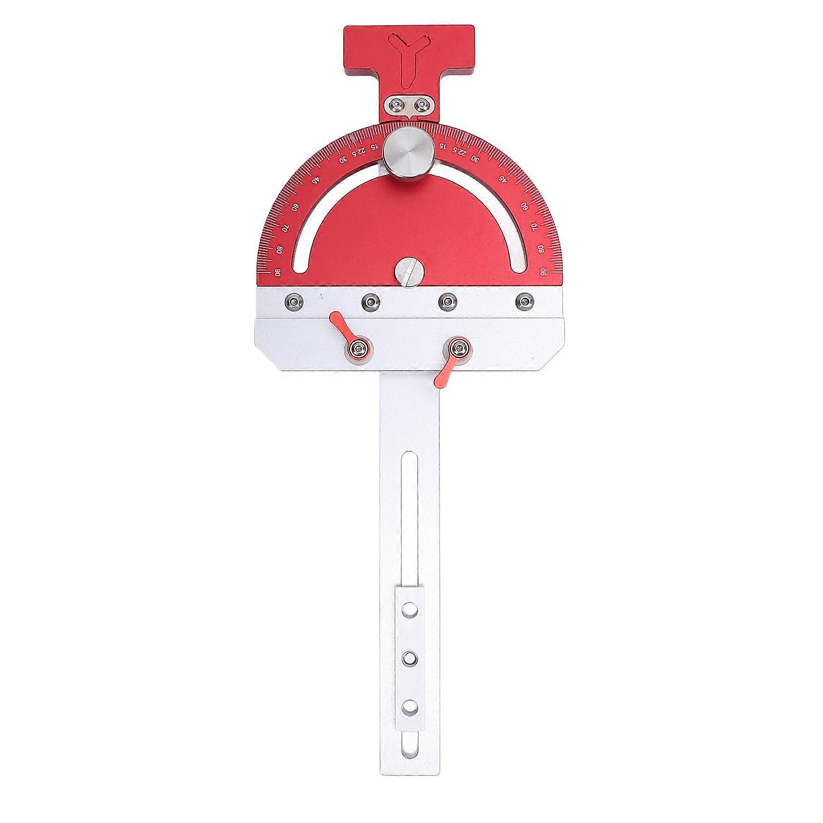Table Saw Miter Gauge Aluminium Alloy Adjustable Multiple Angles Woodworking Miter Gauge