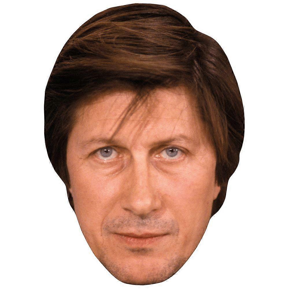 Jacques Dutronc (Stubble) Celebrity Mask, Flat Card Face