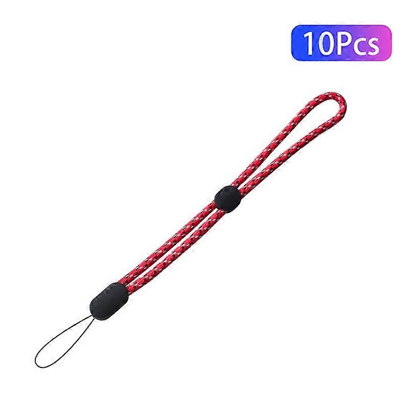 10Pcs/Pack Mobile Phone Anti-drop Adjustable Wrist Rope Cellphone Case Flashlight Power Bank Lanyard