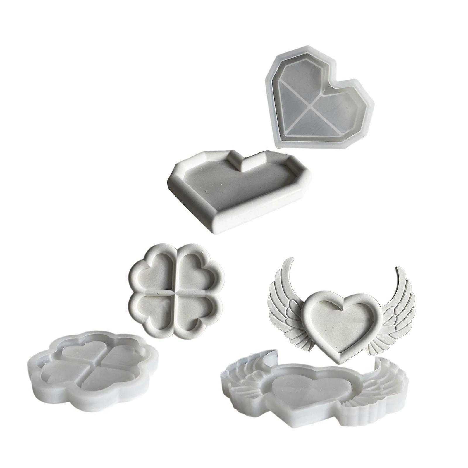 Home Decorative Tray Crafting Mold Sturdy Silicone Storage Tray Mould for Art Students DIY Resin Projects Display