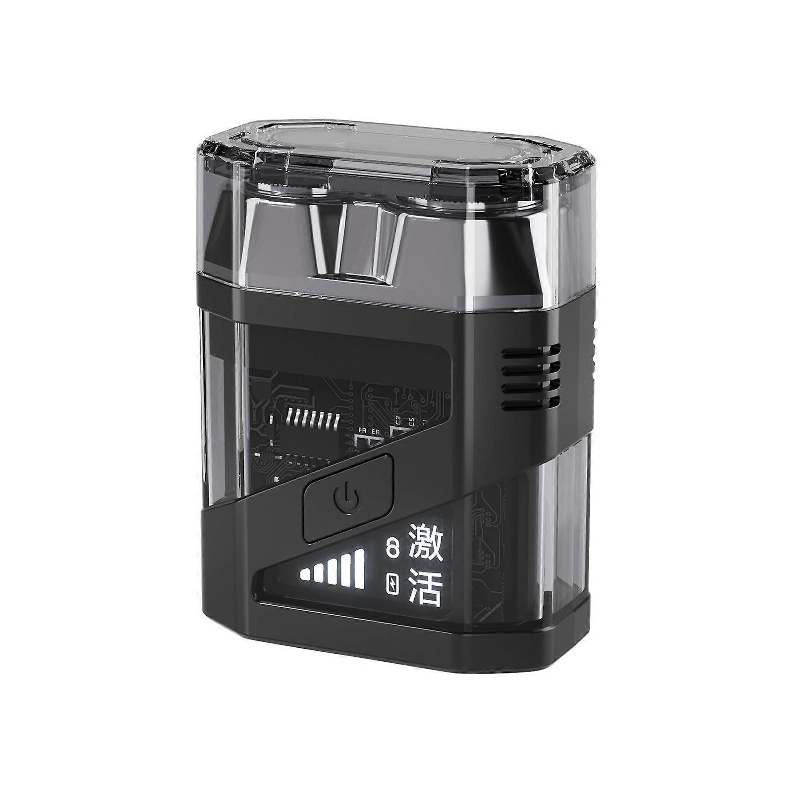 Rechargeable Mini Shaver With Head Magnetic Suction And Transparent Body Fully Washed And Portable High Quality