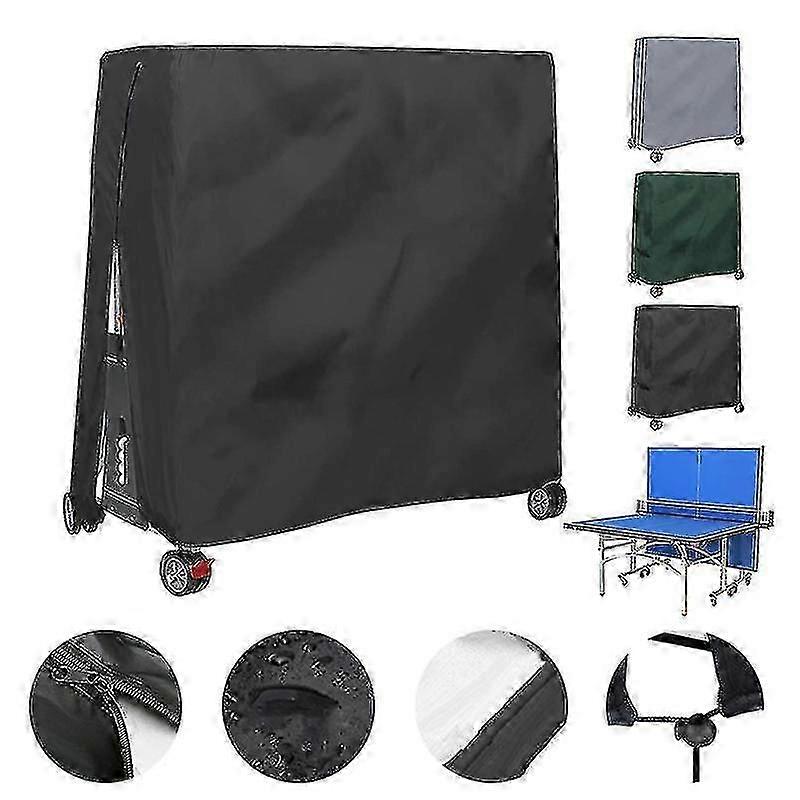 Housse de protection pour table de ping-pong d'extérieur, imperméable et anti-poussière, 165 x 70 x 185 cm