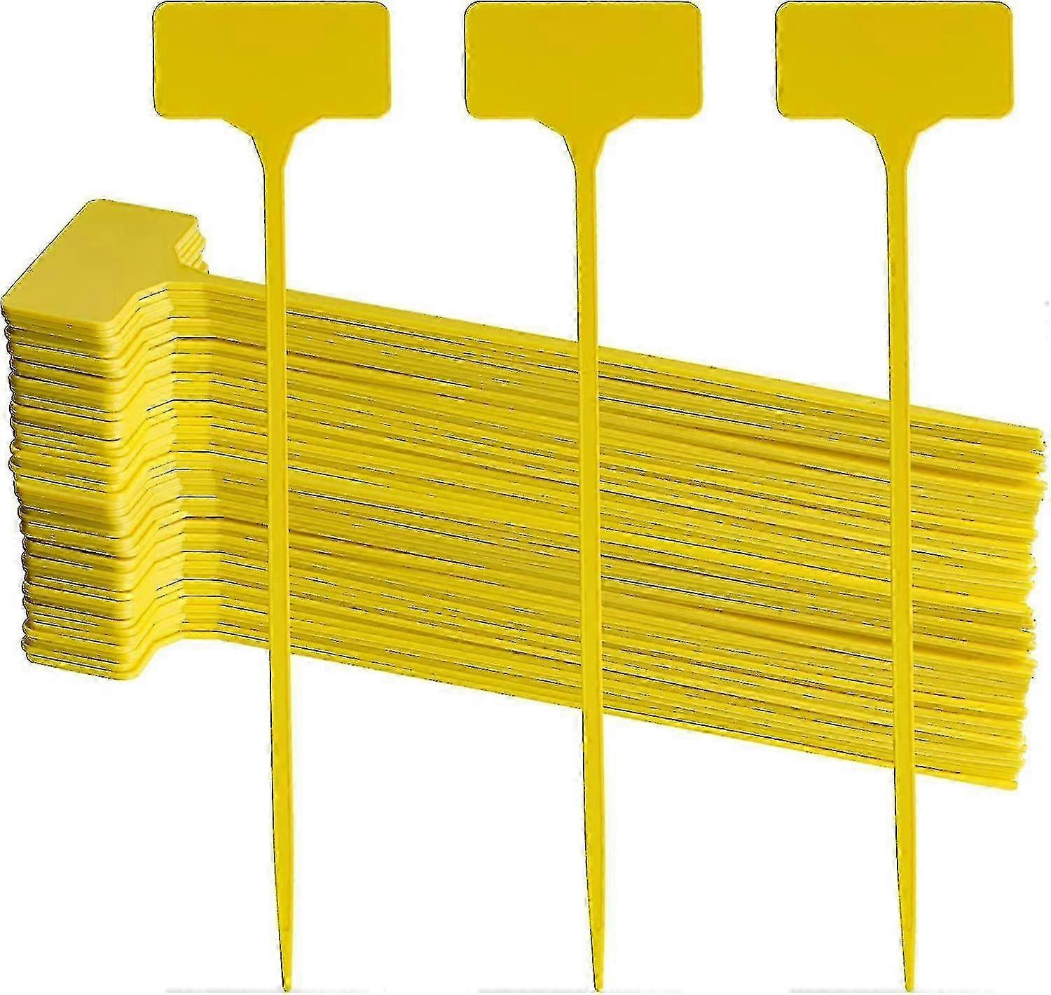 50 حزمة في الهواء الطلق تسميات النباتات الطويلة ، والعلامات البلاستيكية الكبيرة للماء من نوع T ، ودائم الحضانة Garde