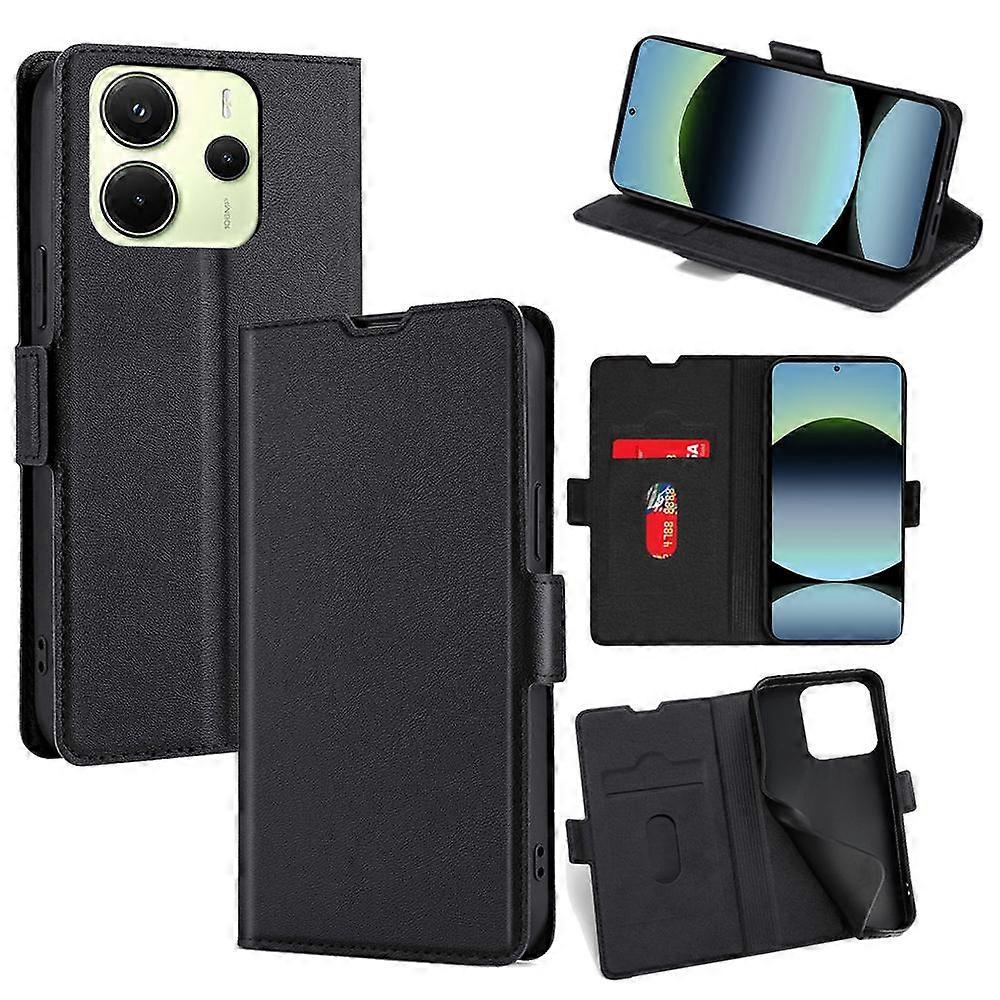 Ultra-thin Voltage Side Buckle Horizontal Flip Leather Phone Case