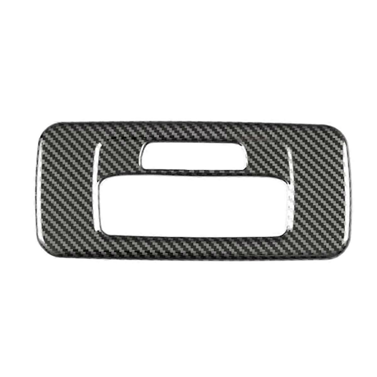 Carbon Fiber ABS Car Rear Reading Light Lamp Decoration Trim Frame Cover for Honda Civic 11th Gen 20