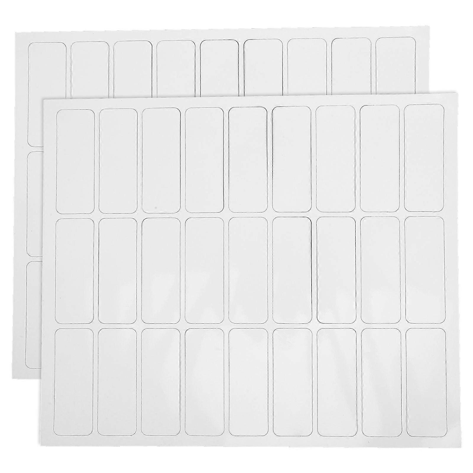 54pcs Writable Magnets Labels Name Marking Labels Magnet Name Tags Name Labels for Office Classroom