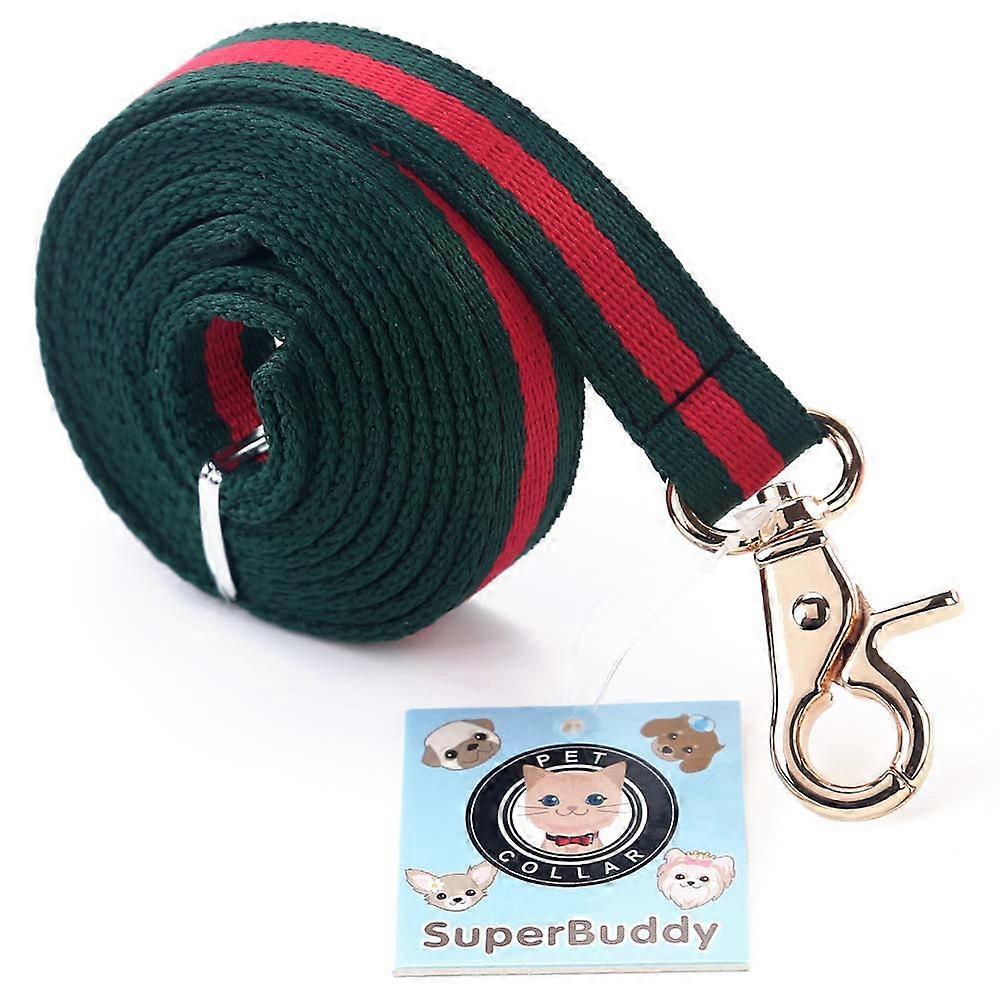 Luxury Soft Dog Leash for Walking and Training - Durable Nylon Material, 6ft Length, Adjustable Size, Comfortable Grip