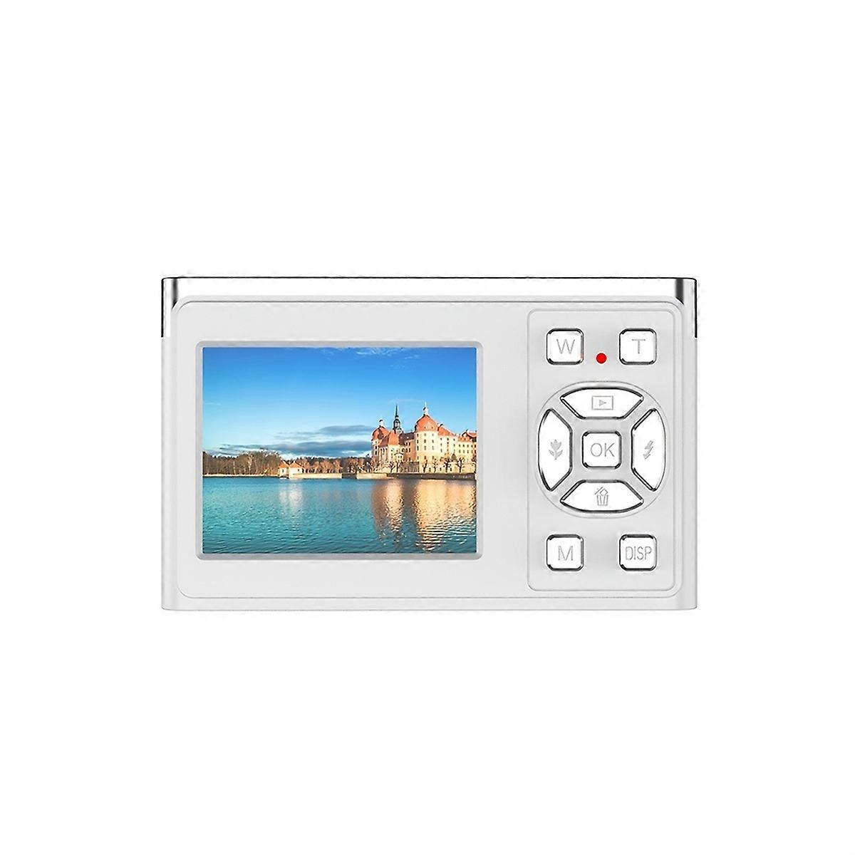 HD Digital Camera 50MP 2.2 Inch Display White