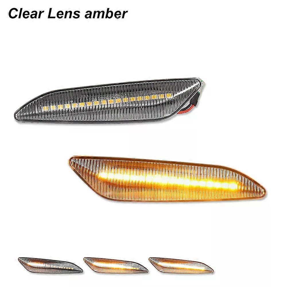 Applies toFor Chrysler Ypsilon For Fiat Tipo Egea For Alfa Romeo 147 156 For Lancia Delta Dynamic LED Front Side Marker Turn Signal Lights