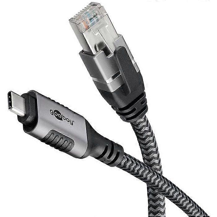Network Cable - GOOBAY - USB-C 3.1 to RJ45 CAT 6 FTP - 10 m