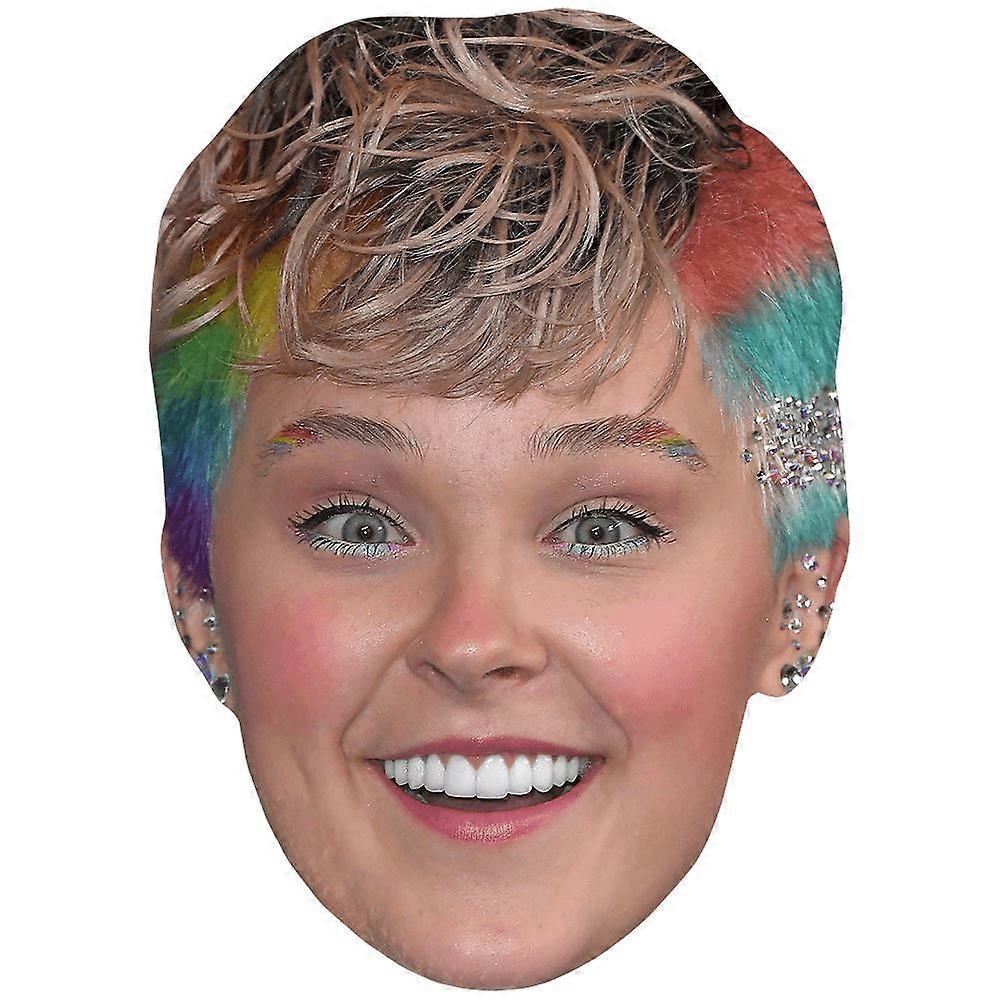 Jojo Siwa (Rainbow) Celebrity Mask, Flat Card Face