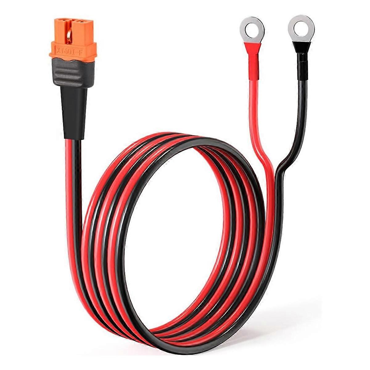 12AWG XT60i メス - Oリングコネクタ(錫メッキ線付き)