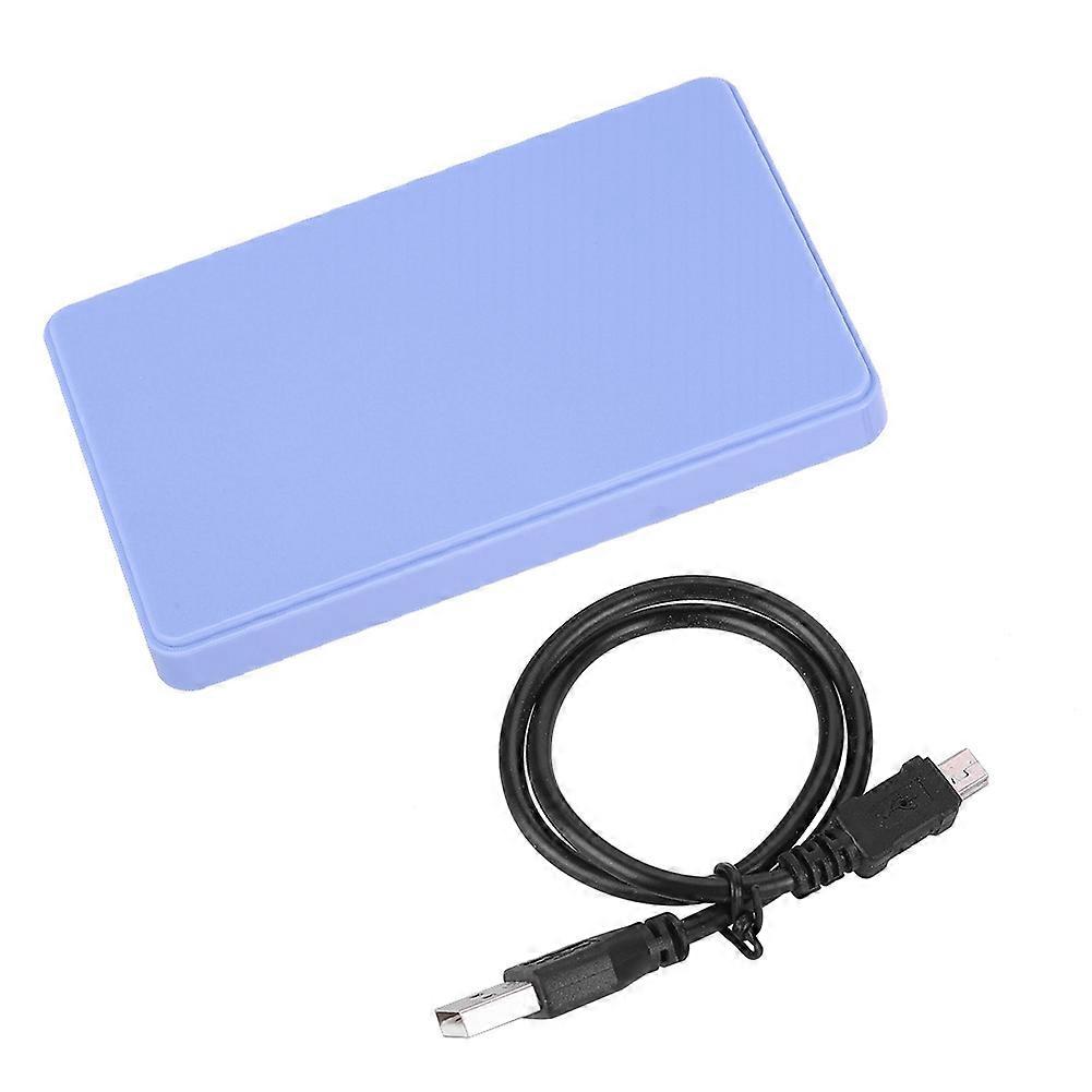 480Mbps Data Transmission External HDD Enclosure USB2.0 to SATA 2.5in HDD Enclosure - Blue