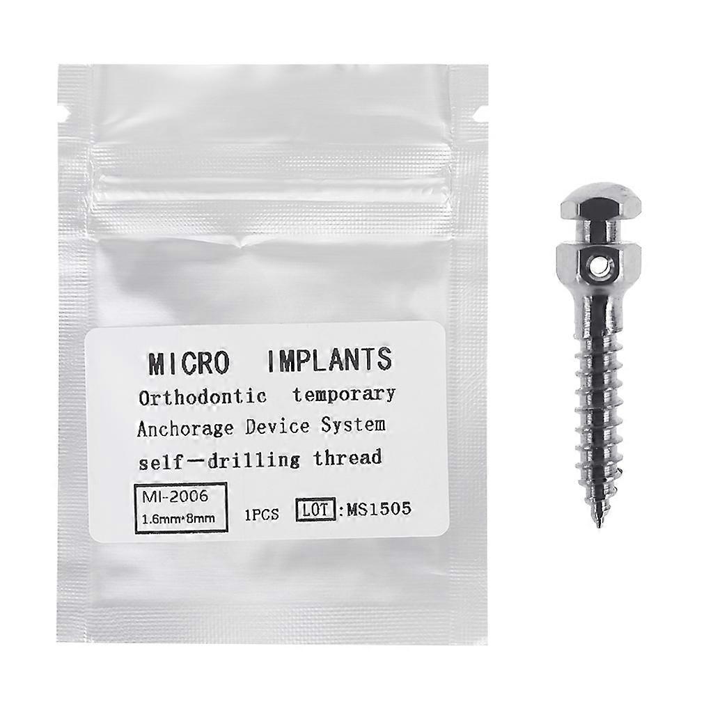 Dental Micro Implants Screw Self Drilling Thread Orthodontic Anchorage Screws for Titanium Matching Tool  E