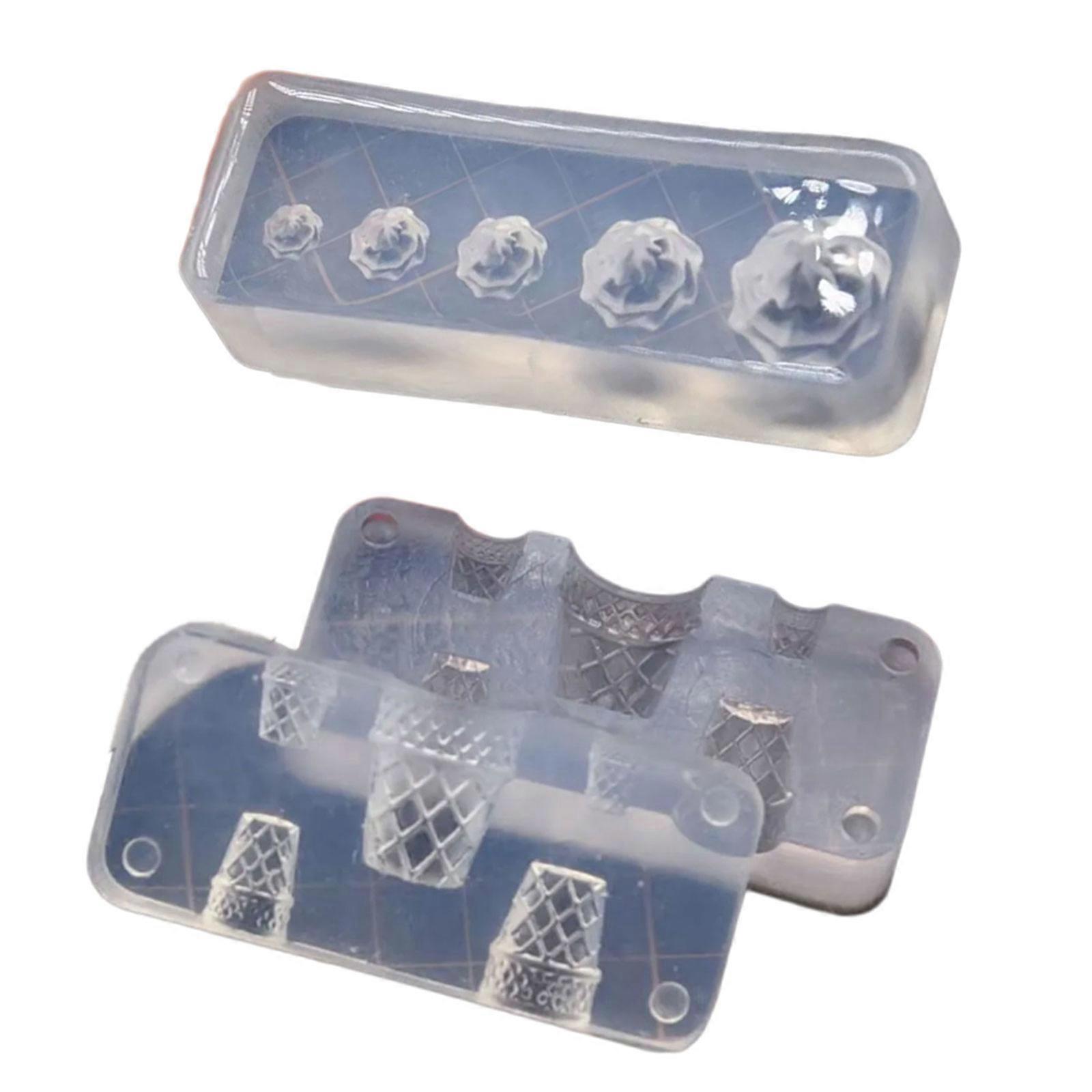 Easy to Use Silicone Ice Cream Cone Mold Candy Toy Molds Chocolate Molds Candy Food Molds Realistic Resin Molds for DIY