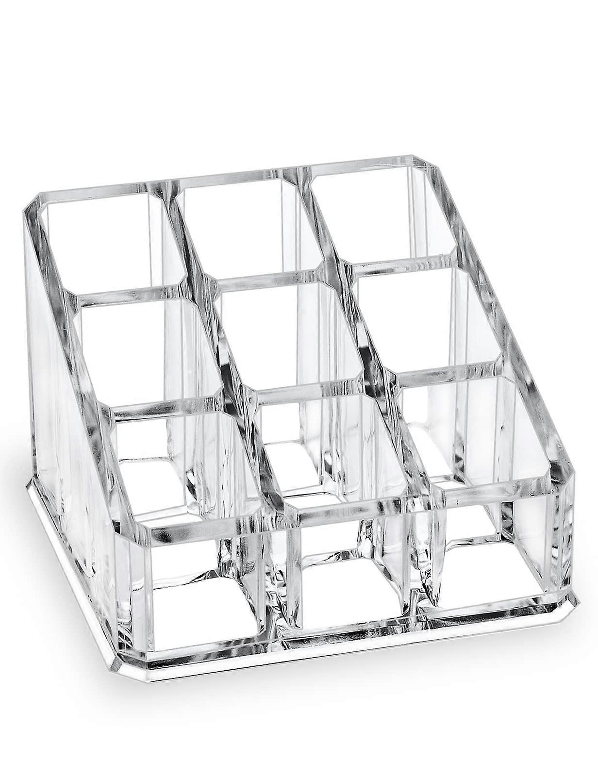 Lipstick Lip Gloss Regulator Small Transparent Acrylic Compact 9 Nest Essential Oil Roller Ball Holder