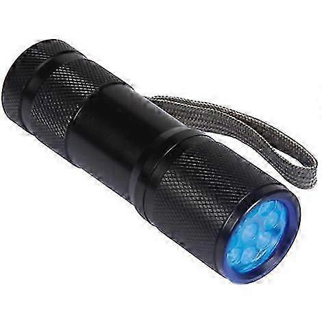 9 LEDS Purple Light Flashlight UV Multifunctional Money Verification Flashlight UV Flashlight
